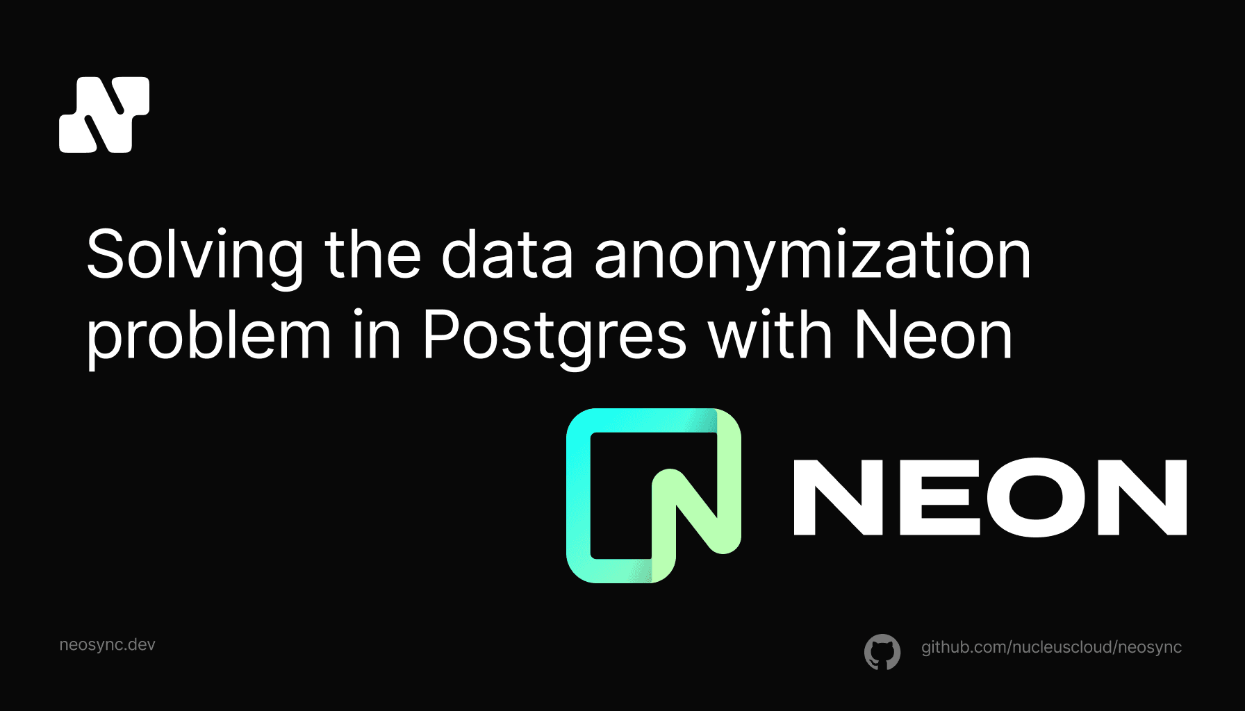 Solving the data anonymization problem in Postgres